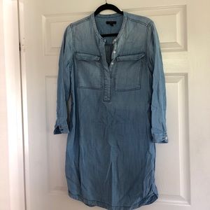 JCrew chambray shirt dress